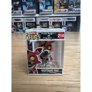 RARE CHASE BITTY Nightmare Foxy Five Nights Freddy's Funko Pop #214 5NAF Horror